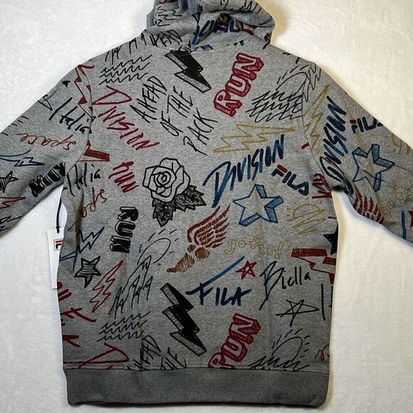 Fila Sanani Graffiti Hoodie-NWT-MEN-Large - Picture 7 of 7